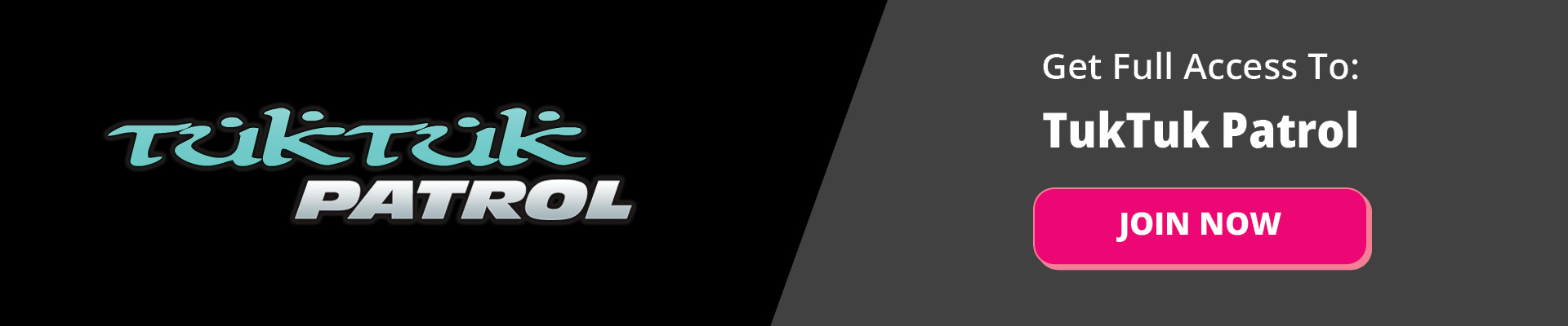 Monger Cash - Affiliate Banner - TukTuk Patrol